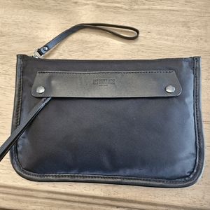 MZ Wallace Black Rec Air Small Madison Clutch